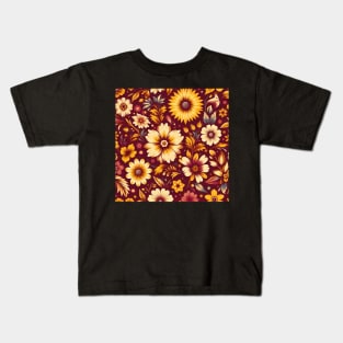 Yellow Flowers Kids T-Shirt